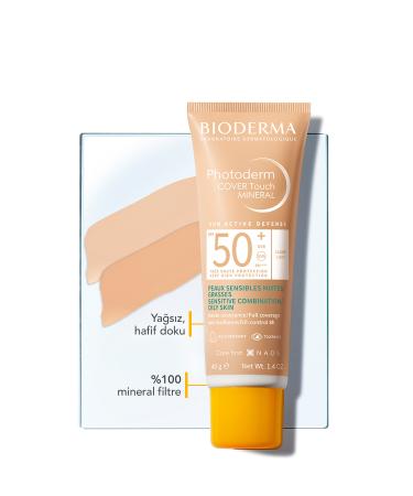 Bioderma Photoderm Cover Touch Mineral Very Light Spf50 40 G - Buy Online on GoSupps.com