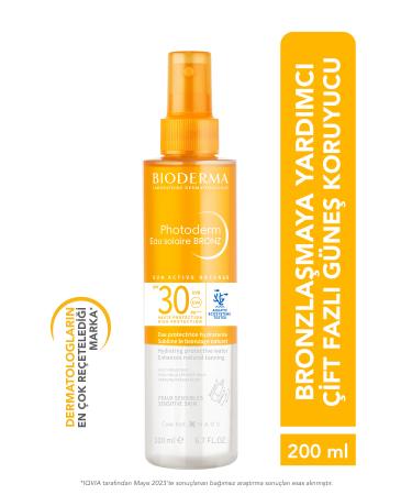 Bioderma Photoderm Bronze Sun Protective Water Spf30 200 ml