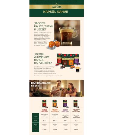 Jacobs Lungo 8 Intenso Nespresso Compatible Aluminum Coffee Capsules 10 Pieces X 3 Packs - Buy Online on GoSupps.com