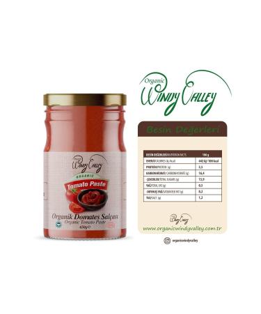 Organic Windy Valley Organic Tomato Paste (650 GR) No Added Salt - Buy Online on GoSupps.com