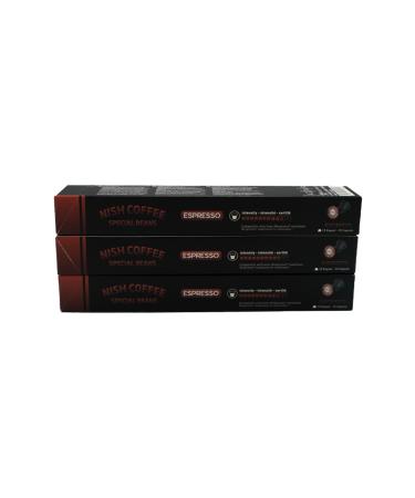 Nish Coffee Nish Nespresso Compatible Capsule Coffee 10 Ristretto X 3
