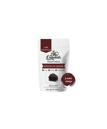Little Crunchies Freeze Dried Blackberry Granules - 1 Kg. - Large - Freeze Dried 5x200 Gr.