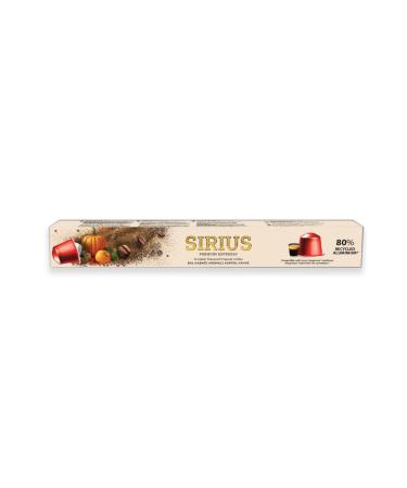 Sirius Coffee Sirius Premium Pumpkin Flavored Capsule Coffee (Nespresso Compatible) - 10 Pieces - Buy Online on GoSupps.com
