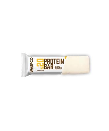 Waspco Protein Bar Cookie Flavored 40g X 16 Pieces - Buy Online on GoSupps.com