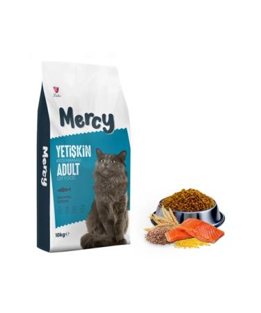 Mercy Adult Cat Food with Salmon 10 Kg