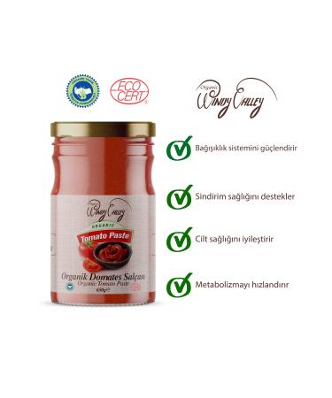 Organic Windy Valley Organic Tomato Paste (650 GR) No Added Salt - Buy Online on GoSupps.com