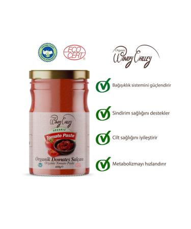 Organic Windy Valley Organic Tomato Paste (650 GR) No Added Salt - Buy Online on GoSupps.com
