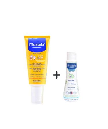 Mustela Very High Protection Sun Lotion Spray Spf50 200 ml Hydra Bebe 100 ml
