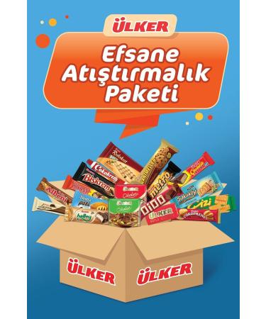 Ulker Heart Shaped Legendary Snack Package - Buy Online on GoSupps.com