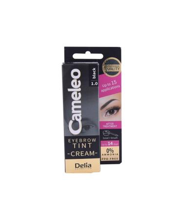 Delia Cosmetics Delia Cameleo Eyebrow Tint Cream 1.0 Black