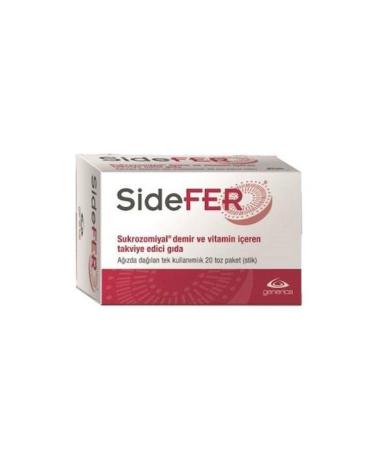 Sidefer Supplementary Food Containing Sucrosomial Iron and Vitamin