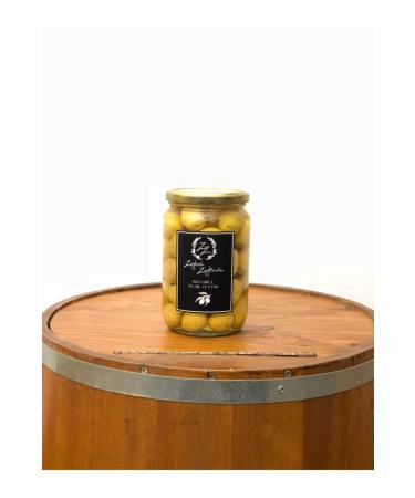 Zeybek Zeytincim Stone Crushed Green Olives 660 Ml