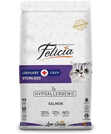 Felicia Hypoallergenic Low Grain Sterile Salmon Cat Food 2kg