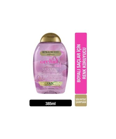 OGX Orchid Oil Color Protecting Sulfate-Free Shampoo for Dyed Hair 385 Ml - Buy Online on GoSupps.com