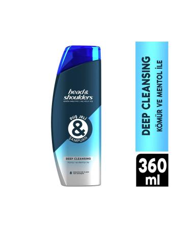 Head And Shoulders Shower Gel And Shampoo Deep Cleansing 360 ml