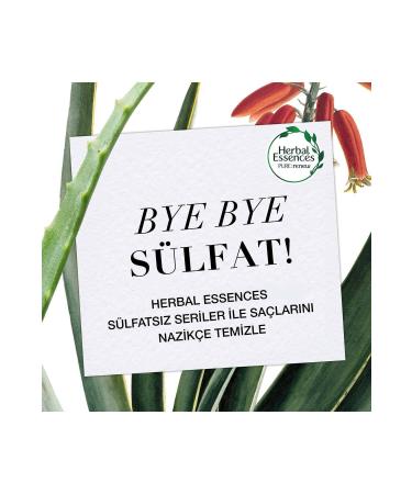 Herbal Essences Sulfate Free Aloe & Avocado Pure Super Shampoo 380ml - Buy Online on GoSupps.com