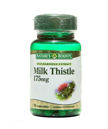 Natures Bounty Milk Thistle 175 mg 50 Capsules