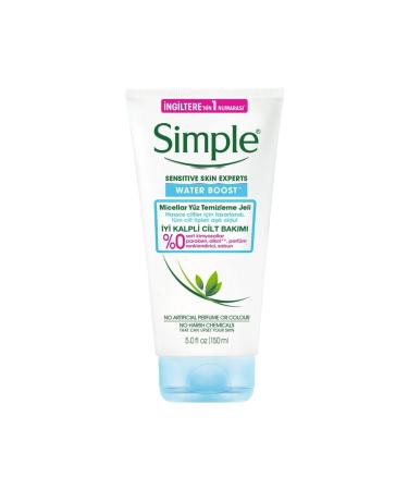 Simple Water Boost Micellar Facial Cleansing Gel 150 ml