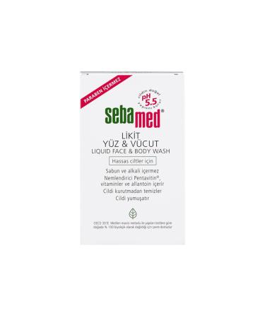 Sebamed Sensitive Skin Ph5.5 Face and Body Cleanser Liquid 200 Ml - Buy Online on GoSupps.com