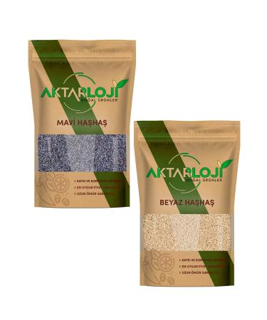 1 kg Blue Poppy + 1 kg White Poppy