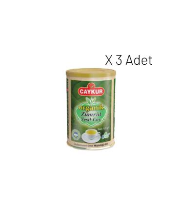 aykur Organic Emerald Green Tea 125 Gr. X 3 Pieces