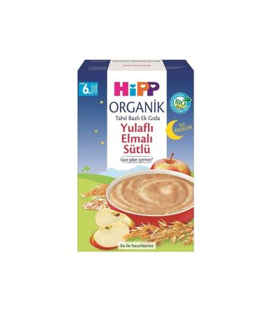 Hipp Organic Good Night Milk Oatmeal Apple Spoon Food 250 gr (1 PIECE)