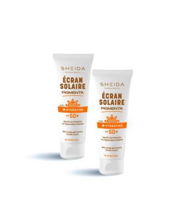 Sheida Ecran Solaire Pigmenta Spf 50 75 ml | Set of 2 Boxes