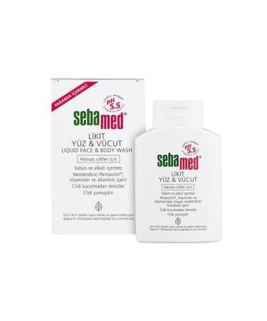 Sebamed Sensitive Skin Ph5.5 Face and Body Cleanser Liquid 200 Ml - Buy Online on GoSupps.com
