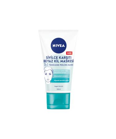 NIVEA 3 in 1 White Clay Mask Anti-Acne 150 ml