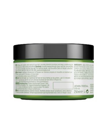 John Frieda Detox & Repair Nourishing and Repairing Hair Care Mask for Dry and Damaged Hair - Buy Online on GoSupps.com