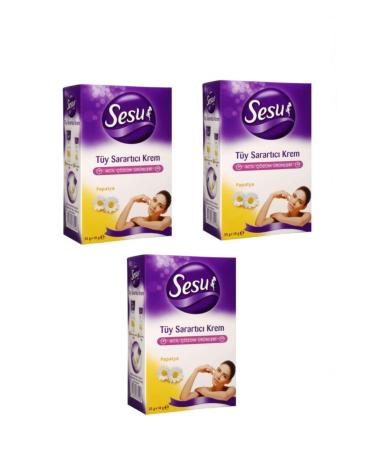 Sesu - Feather Bleaching Cream 3 Pieces 35 18 Gr 3 Pieces 35 18 gr Feather Bleaching