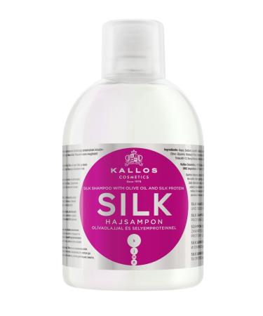 Callos Cosmetics Olive Oil and Silk Protein Shampoo for Dry Sensitive and Lifeless Hair 1000 ml 5998889508449