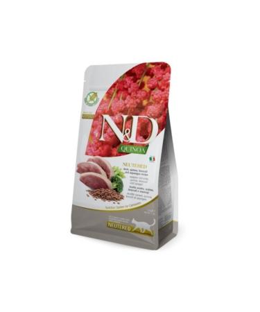 N & D Quinoa Duck Broccoli Asparagus Neutered Grain-Free Sterilized Cat Food 1.5kg