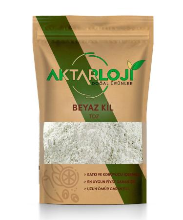 Aktarloji 100 G Powder White Clay / For Skin and Face Mask