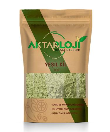 Aktarloji 3 Kg Powder Green Clay / For Skin and Face Mask