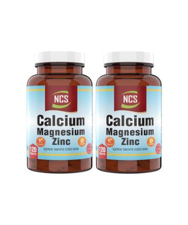 Ncs Calcium Magnesium Zinc D&k Calcium 2 Boxes X 120 Tablets
