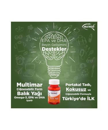 Multimar Fish Oil 30 Gummies (chewable Special for Children Safe Quality Fish Oil) - Buy Online on GoSupps.com