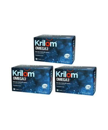 Tab la Tab Krilom Omega 3 Fish Oil 50 Capsules X 3 Pieces