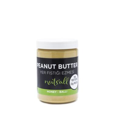 Nuts'All Honey Peanut Butter -1000 Gr