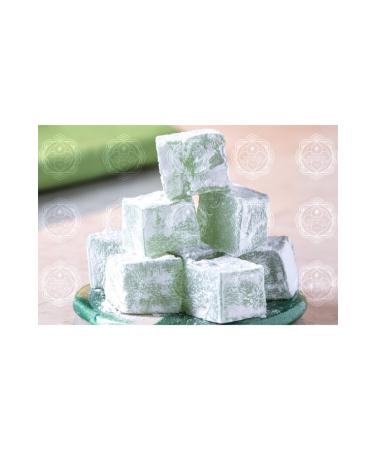 FAMOUS SAFRANBOLU TURKISH DELIGHT STORE Powdered Mint Turkish Delight 1 Kg