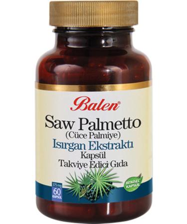 Balen Saw Palmetto Nettle 60 Capsules 2 Pieces