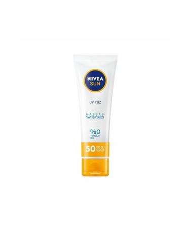 NIVEA Sun Sensitive Soothing Sunscreen Face Cream Spf50 50 Ml