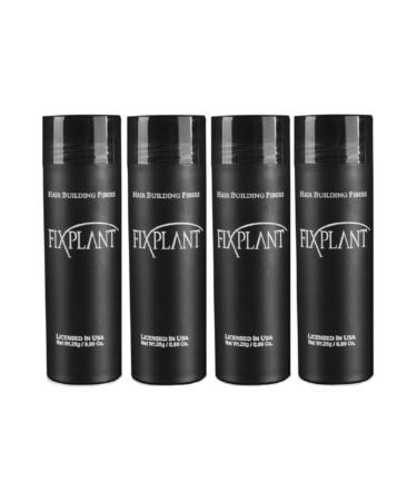 FIXPLANT 4 Bottles 112 gr Hair Thickening Powder - Grey