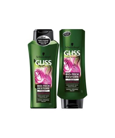 Gliss Bio-tect Restore Strengthening Shampoo 360ml Conditioner 360ml