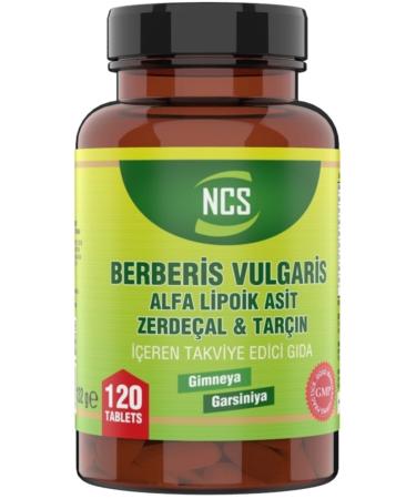 Ncs Berberis Vulgaris Alpha Lipoic Acid Cinnamon Turmeric 120 Tablets
