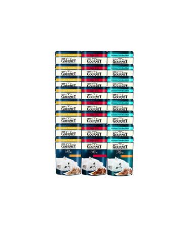 Gourmet Mixed Cat Canned Food 85 gr 24 Pieces