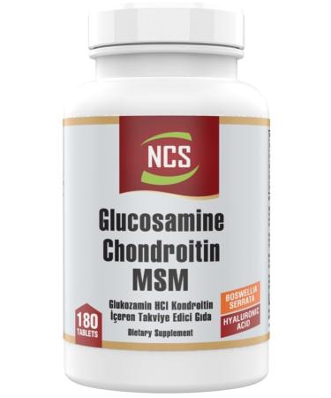 Ncs Glucosamine Chondroitin Msm Hyaluronic Acid Boswellia Serrata 180 Tablets