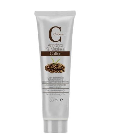 Claderm 50 ml Clay Mask - Coffee