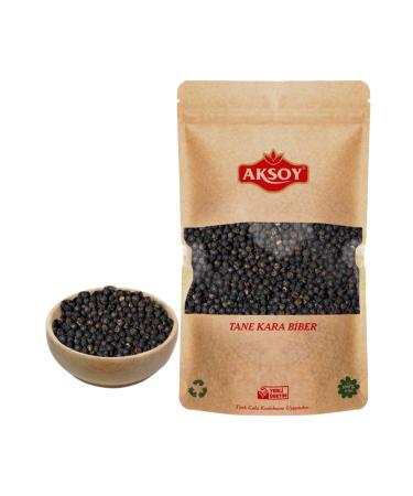 AKSOY Black Pepper Grain 500 Gr