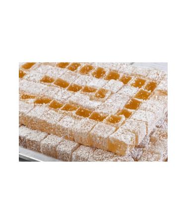 ekerci Caferzade Coconut Plain Turkish Delight 1 Kg